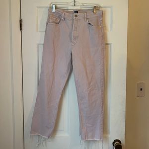 Pink Cheeky Straight Gap Jeans
